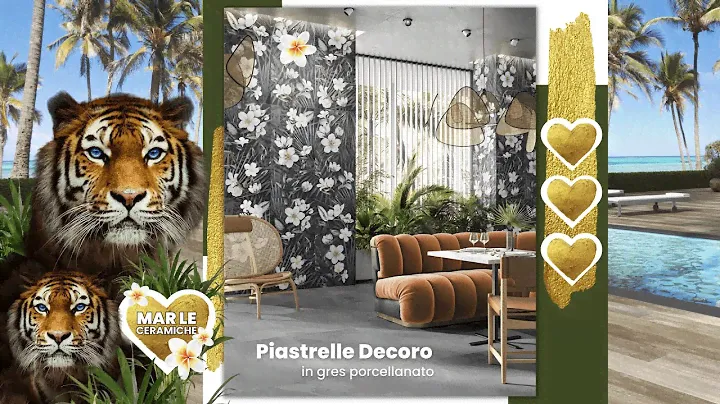 UNIVERSAL MONOI 61X122 Piastrelle decoro gres porcellanato Tuscania Ceramiche MarLeCeramiche