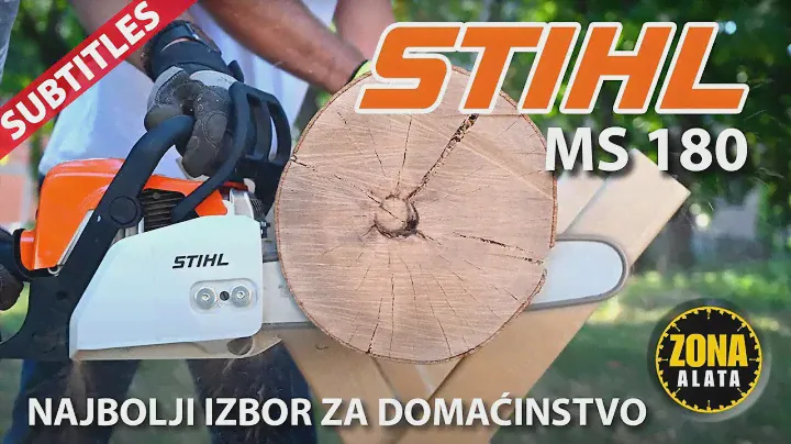 Бензопила Stihl MS 180 - Бензиновая бензопила - Обзор мотоцикла TEST 4K