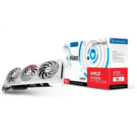 Видеокарта Sapphire AMD Radeon RX 7900GRE 16Gb PURE RX 7900 GRE GAMING OC (11325-03-20G)-0