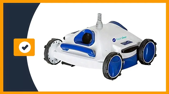 Gre RKC100J Robot limpiafondos kayak clever, Blanco y azul, 47.5x53.3x43.5 cm