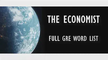 The Economist: Самый распространенный словарный запас GRE — 3-часовой список слов, организованный по сложности