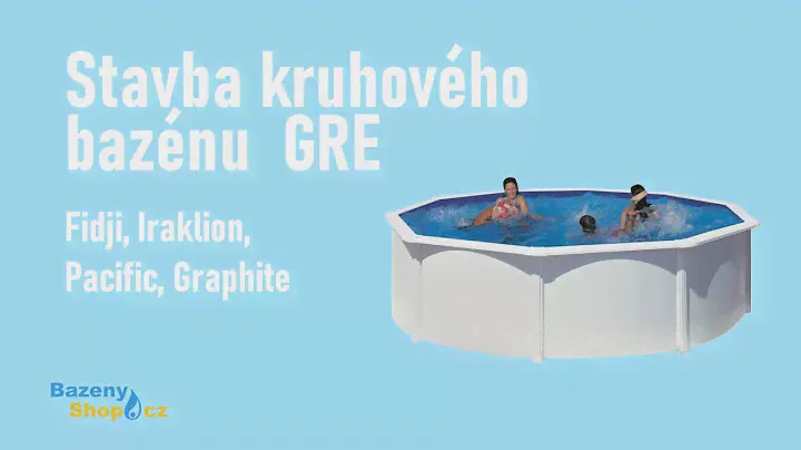Montáž kruhového bazénu GRE