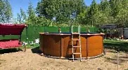 Круглый каркасный бассейн 350х120 см PACIFIC GRE-0