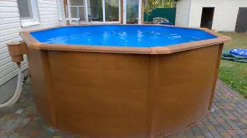 разбираем сборный каркасный GRE P350, 3,5 х 1,2 м
