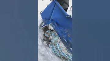 как разобрать бассейн зимой