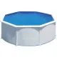Сборный бассейн GRE Fidji круглый, Ø 550 x 120 см, 24,94 м3, со скиммером и форсункой, плёнка 0,3 мм (цвет белый)