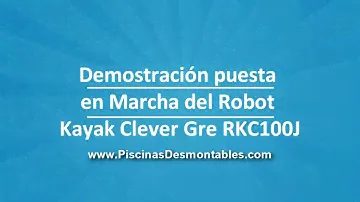 Demostración puesta en Marcha del Robot Kayak Clever Gre RKC100J