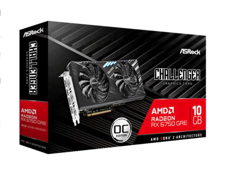 ASRock Видеокарта Radeon RX 6750 GRE 10 ГБ (CHALLENGER OC RX6750GRE CL 10GO)-0