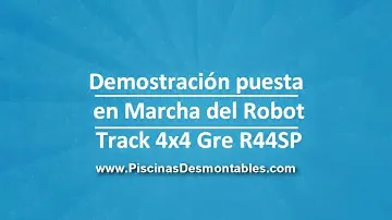 Demostración puesta en Marcha del Robot Track 4x4 Gre R44SP
