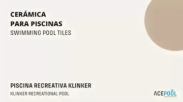 CERÁMICA KLINKER PARA PISCINA RECREATIVA, By Gres Aragón