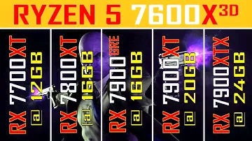 RX 7700XT vs RX 7800XT vs RX 7900 GRE vs RX 7900XT vs RX 7900XTX || NEW DRIVER ||
