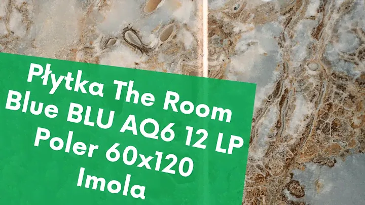 Płytka The Room Blue BLU AQ6 12 LP Poler 60x120 Imola | VIVERTO