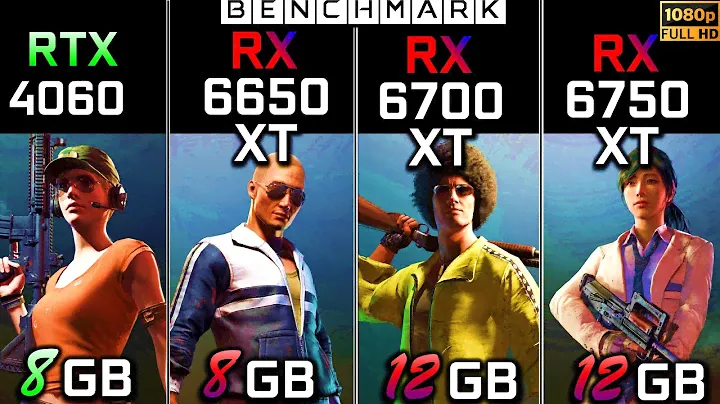 RTX 4060 vs RX 6650 XT vs RX 6700 XT vs RX 6750 XT // Test in 10 Games // 1080p // Benchmark