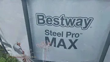 Бассейн Bestway Steel Pro Max через 2 сезона аккуратного использования - Покойся с миром...