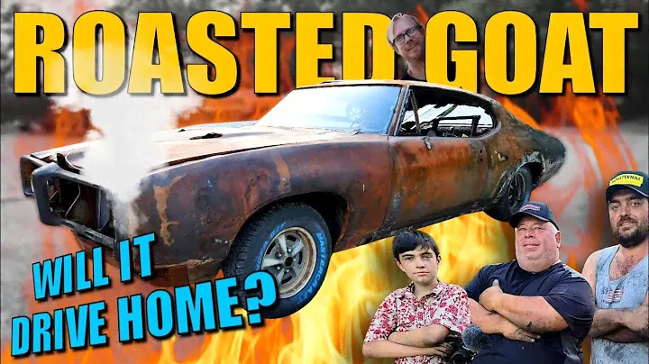 Will This BURNED 1968 GTO Drive Over 200 Miles Home?! The ROASTED GOAT