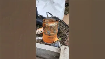 сгорел дренажный насос . септик .